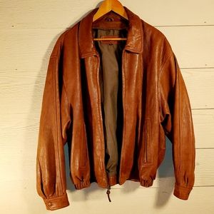 Vintage Johnston & Murphy Genuine Leather Jacket